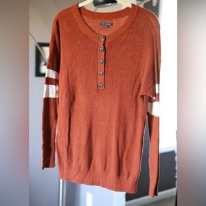 American Eagle Outfitters Small Rust crewneck knitted pullover sweater